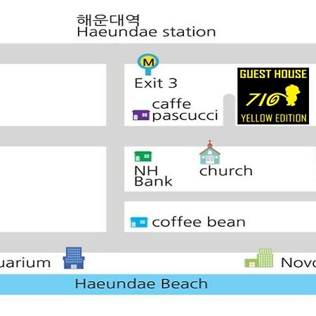 710 Guesthouse Yellow Busan Exteriör bild